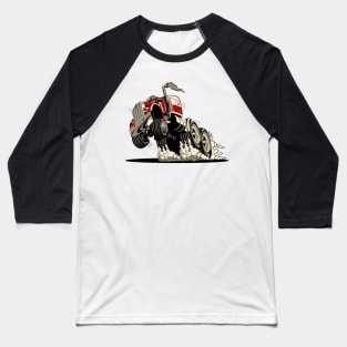 Cartoon semi truck Baseball T-Shirt